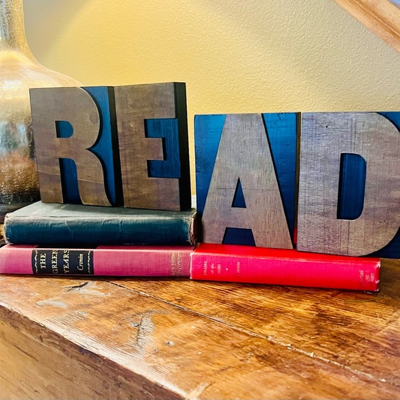 Custom wood block typeset letters …. Available in words or individual letters. - Picture 1 of 8